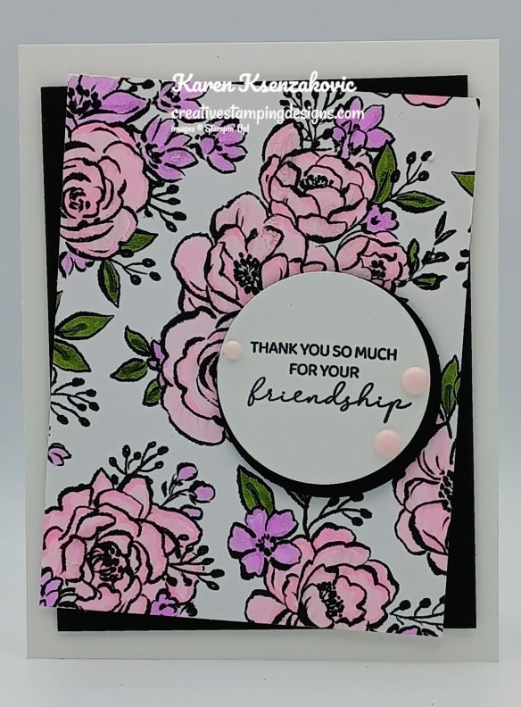 Stampin' Up! Sending Salutations Friendship 2 creativestampingdesigns.com