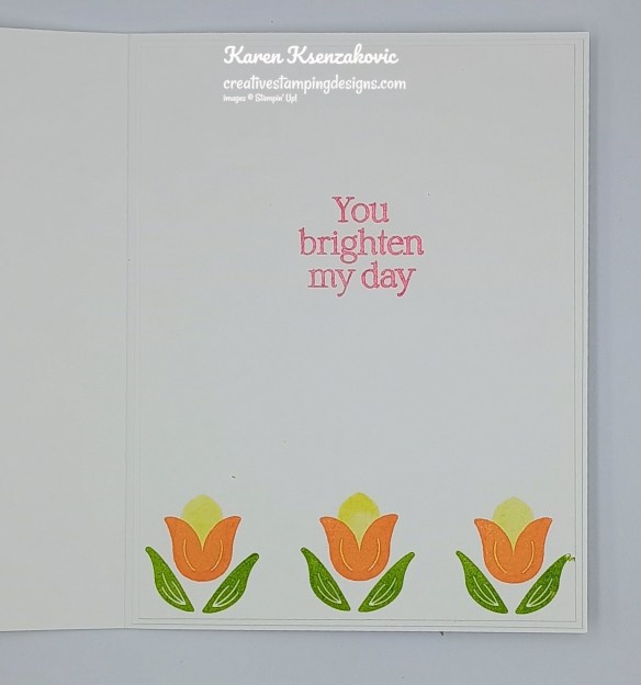 Stampin' Up! Sunshine & Tulips Springtime Scenes 5 creativestampingdesigns.com