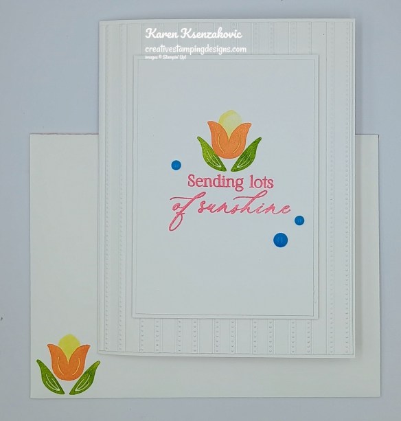 Stampin' Up! Sunshine & Tulips Springtime Scenes 6 creativestampingdesigns.com