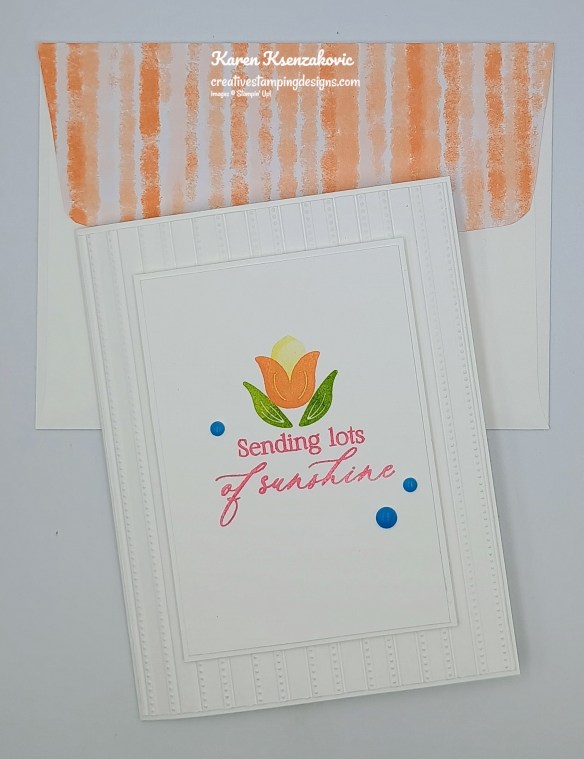 Stampin' Up! Sunshine & Tulips Springtime Scenes 7 creativestampingdesigns.com
