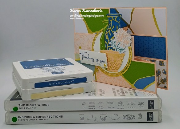 Stampin' Up! The Right Words Fun Fold 1 creativestampingdesigns.com