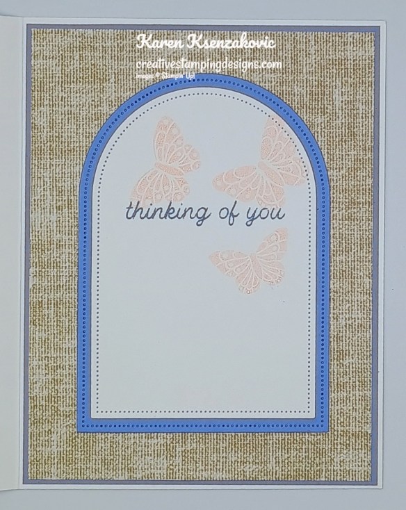 Stampin' Up! All Aflutter Delicate Whispers Fun Fold 5 creativestampingdesigns.com