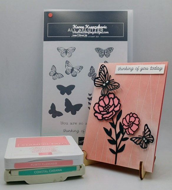 Stampin' Up! All Aflutter Flora Flight 1 creativestampingdesigns.com