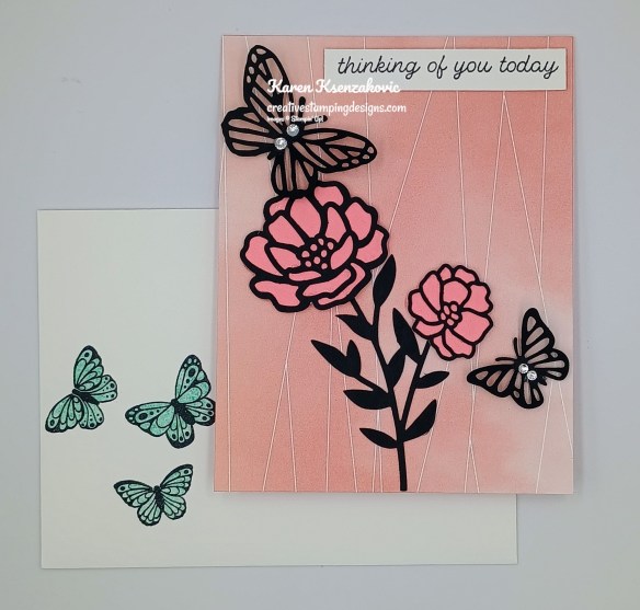 Stampin' Up! All Aflutter Flora Flight 6 creativestampingdesigns.com