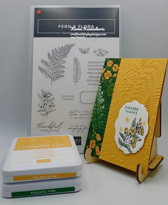 Stampin' Up! Fern & Flora Sincere Thanks 1 creativestampingdesigns.com