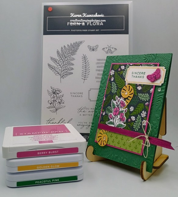 Stampin' Up! Fern & Flora Thanks 1 creativestampingdesigns.com