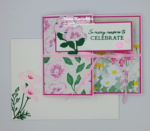 Stampin' Up! Flowering Meadow Fun Fold 7 creativestampingdesigns.com