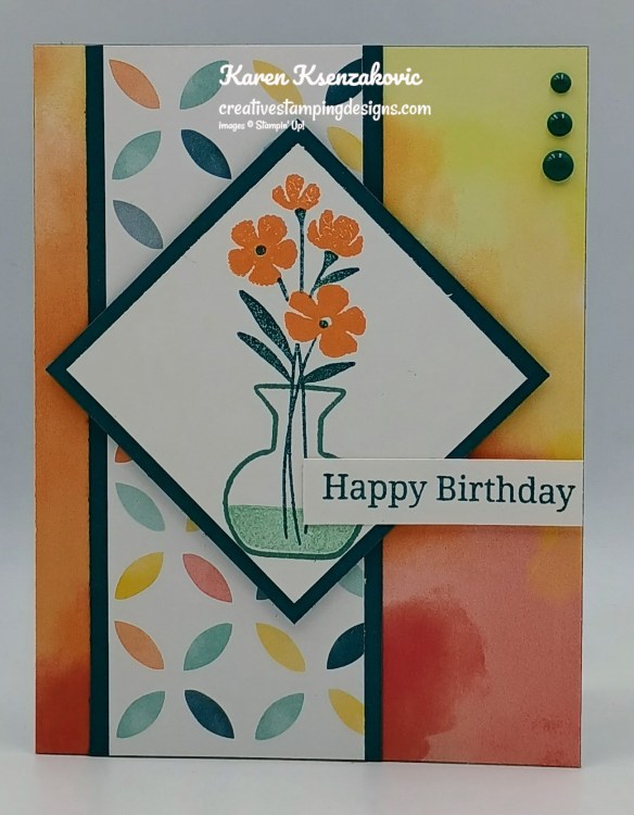 Stampin' Up! Grden Gatherings Birthday 2 creativestampingdesigns.com