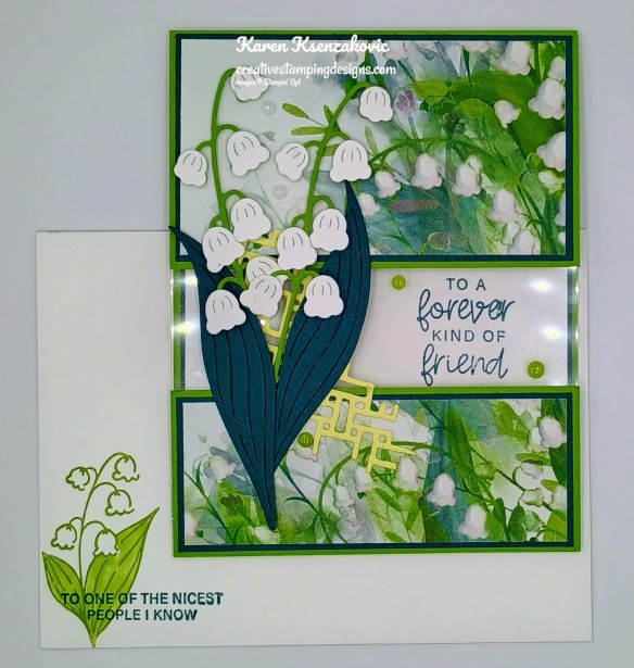 Stampin' Up! Lily Of The Valley Floating 6 creativestampingdesigns.com
