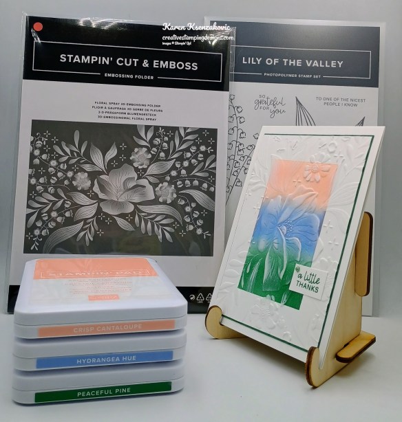 Stampin' Up! Lily of the Valley Floral Spray 1 creativestampingdesigns.com