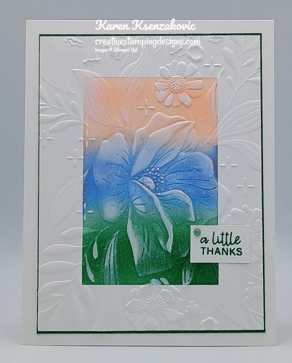Stampin' Up! Lily of the Valley Floral Spray 2 creativestampingdesigns.com