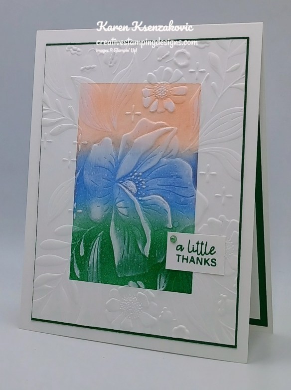 Stampin' Up! Lily of the Valley Floral Spray 4 creativestampingdesigns.com