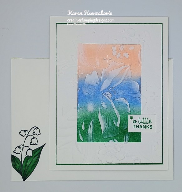 Stampin' Up! Lily of the Valley Floral Spray 6 creativestampingdesigns.com