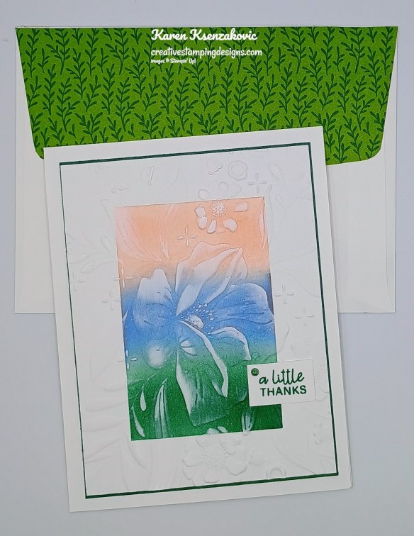 Stampin' Up! Lily of the Valley Floral Spray 7 creativestampingdesigns.com