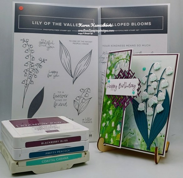 Stampin' Up! Lily of the Valley Fun Fold 1 creativestampingdesigns.com