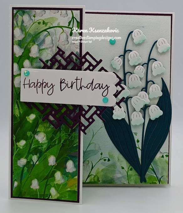 Stampin' Up! Lily of the Valley Fun Fold 2 creativestampingdesigns.com