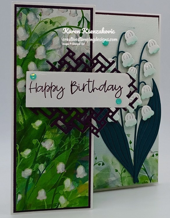 Stampin' Up! Lily of the Valley Fun Fold 3 creativestampingdesigns.com