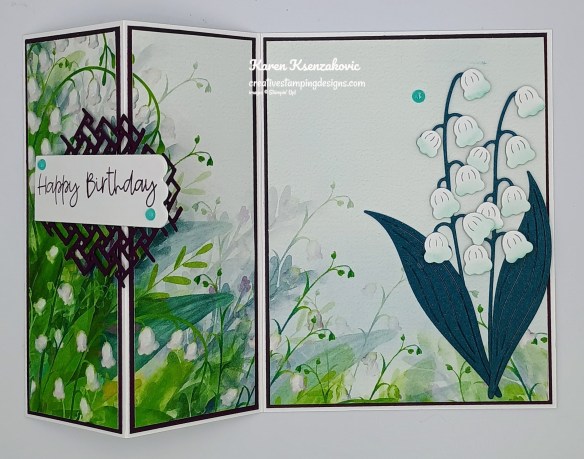 Stampin' Up! Lily of the Valley Fun Fold 5 creativestampingdesigns.com