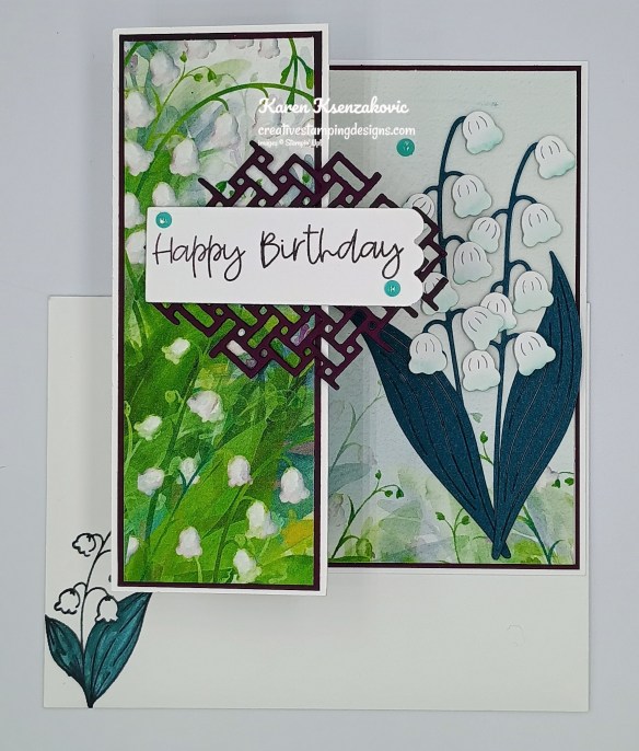 Stampin' Up! Lily of the Valley Fun Fold 7 creativestampingdesigns.com