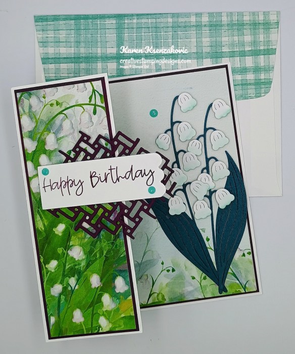 Stampin' Up! Lily of the Valley Fun Fold 8 creativestampingdesigns.com
