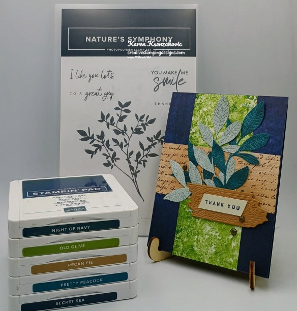 Stampin' Up! Nature's Symphony Thank You 1 creativestampingdesigns.com