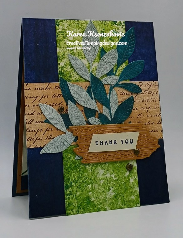 Stampin' Up! Nature's Symphony Thank You 3 creativestampingdesigns.com