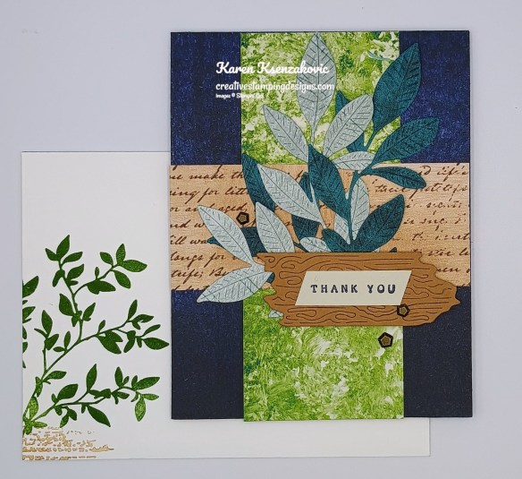 Stampin' Up! Nature's Symphony Thank You 6 creativestampingdesigns.com