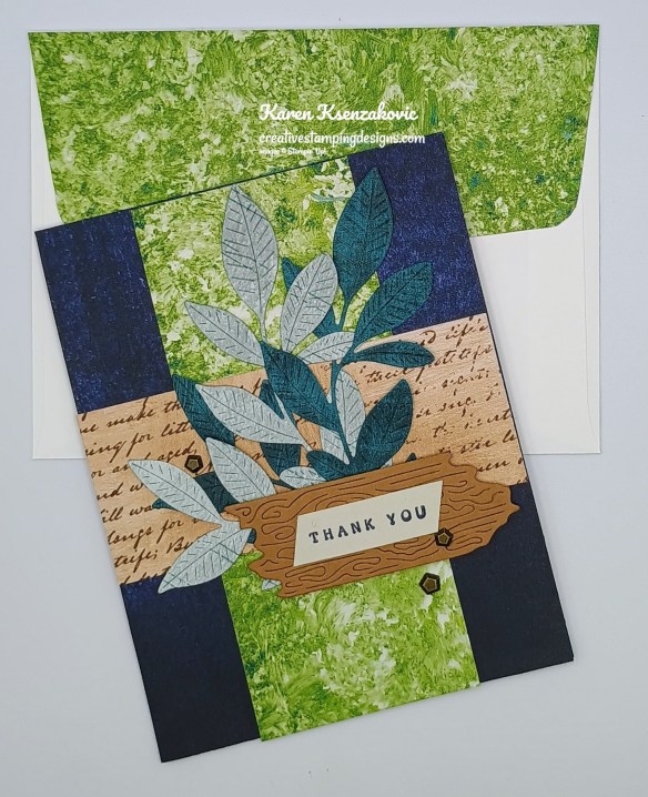 Stampin' Up! Nature's Symphony Thank You 7 creativestampingdesigns.com