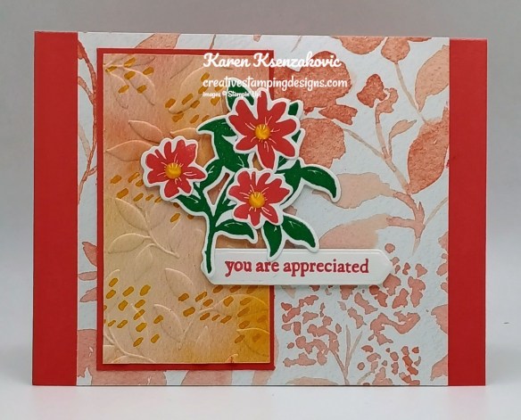 Stampin' Up! Paradise Garden Thank You 2 creativestampingdesigns.com
