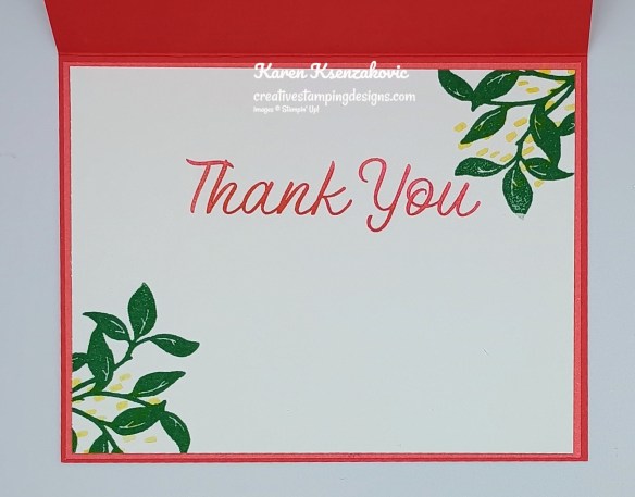 Stampin' Up! Paradise Garden Thank You 5 creativestampingdesigns.com