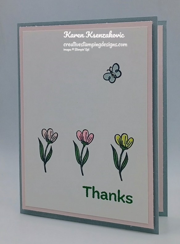 Stampin' Up! Pop-Up Petals CAS 4 creativestampingdesigns.com