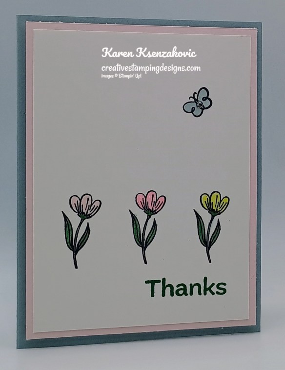 Stampin' Up! Pop-Up Petals CAS 3 creativestampingdesigns.com