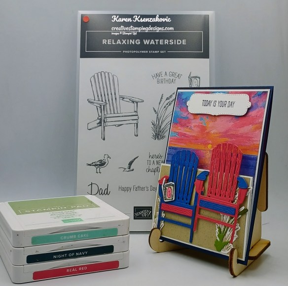 Stampin' Up! Relaxing Waterside Fun Fold 1 creativestampingdesigns.com