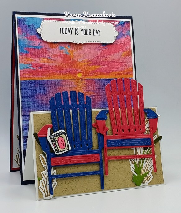 Stampin' Up! Relaxing Waterside Fun Fold 3 creativestampingdesigns.com