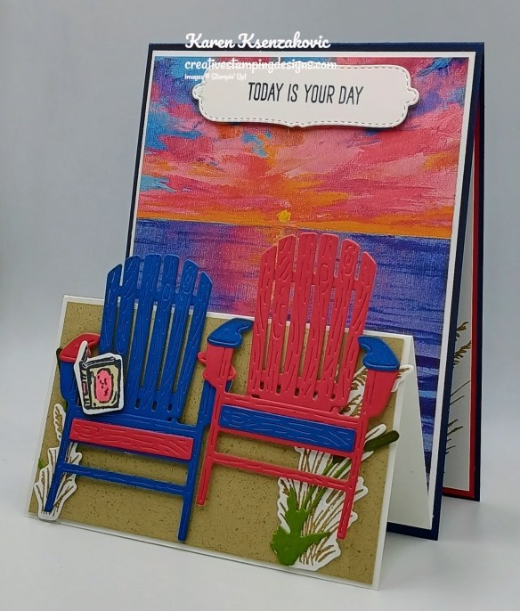 Stampin' Up! Relaxing Waterside Fun Fold 4 creativestampingdesigns.com