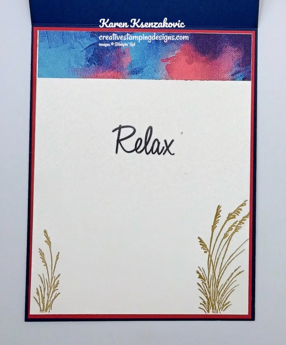 Stampin' Up! Relaxing Waterside Fun Fold 5 creativestampingdesigns.com