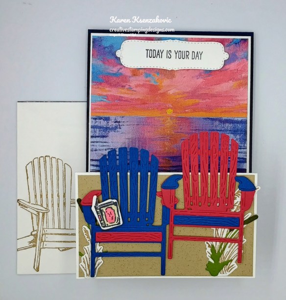 Stampin' Up! Relaxing Waterside Fun Fold 6 creativestampingdesigns.com