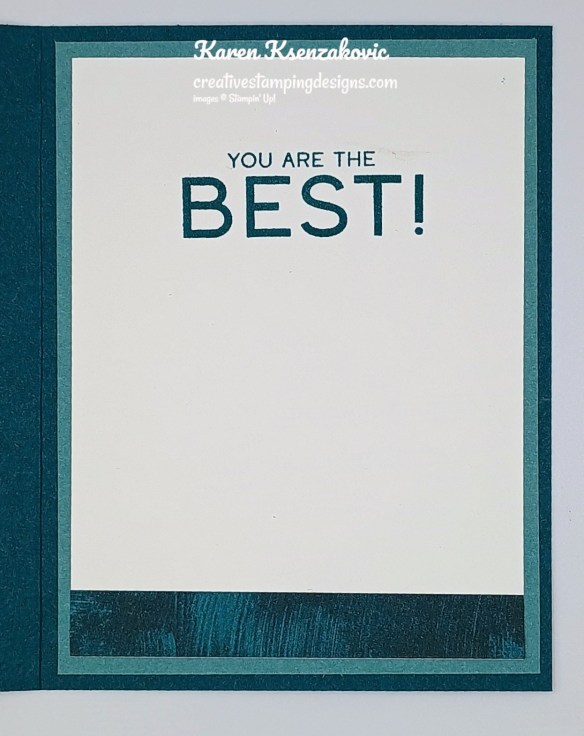 Stampin' Up! Words & Wishes Thank You 5 creativestampingdesigns.com