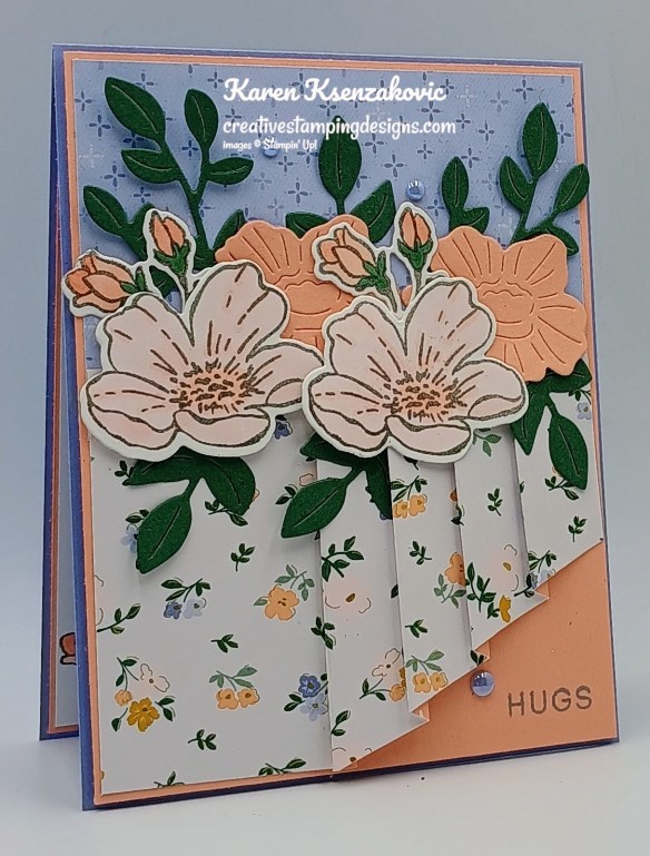 Stampin' Up! Boutique Blossoms Fun Fold 3 cretivestampingdesigns.com