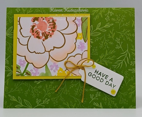 Stampin' Up! Scalloped Blooms Have a Good Day 2 creativestampingdesigns.com