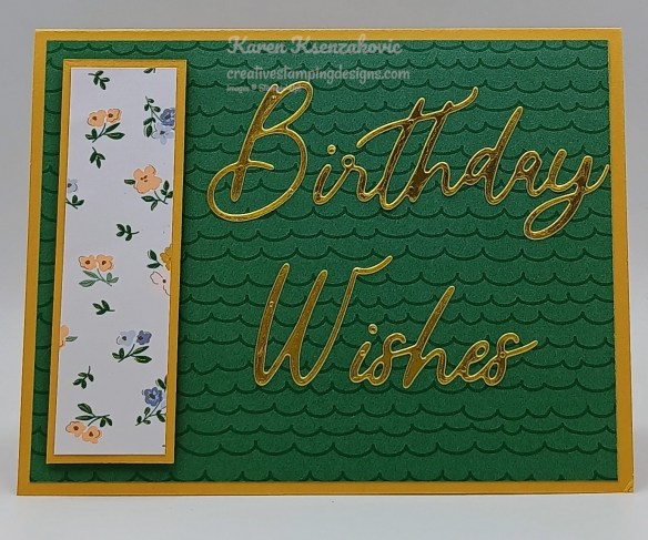 Stampin Up! Words & Wishes Birthday 2 creativestampingdesigns.com