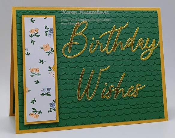 Stampin Up! Words & Wishes Birthday 3 creativestampingdesigns.com
