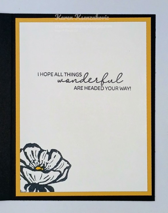 Stampin' Up1 Inked Floret Black & White 5 creativestampingdesigns.com