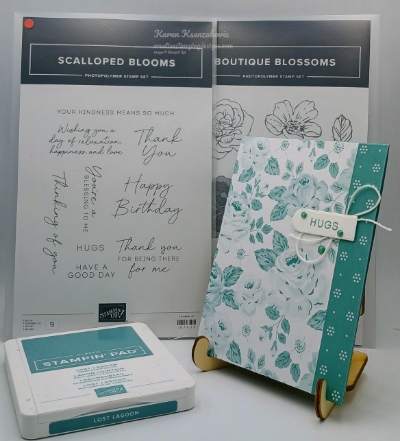 Stampin' Up! Monochromatic Scalloped Blooms 1 creativestampingdesigns.com