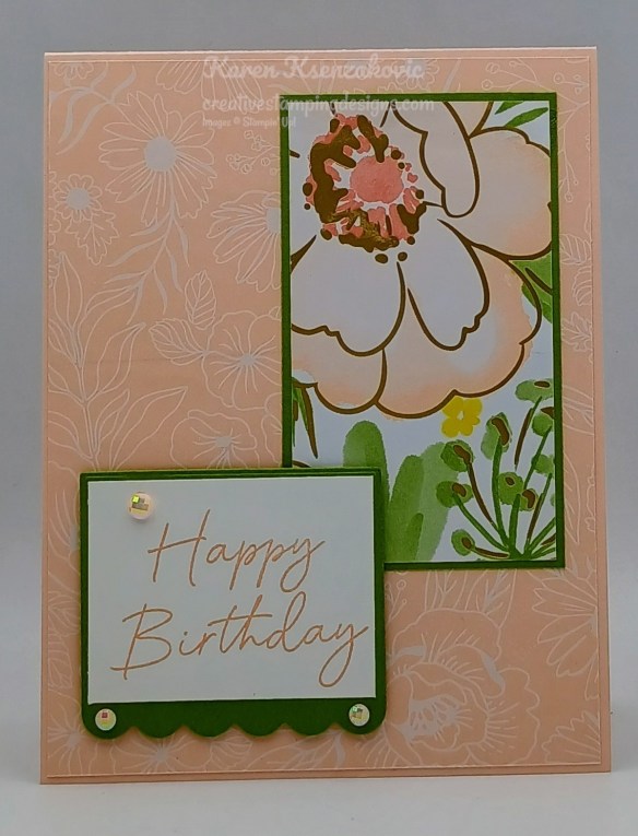Stampin' Up! Scalloped Blooms Birthday 2 creativestampingdesigns.com