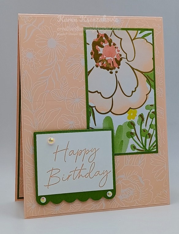 Stampin' Up! Scalloped Blooms Birthday 4 creativestampingdesigns.com