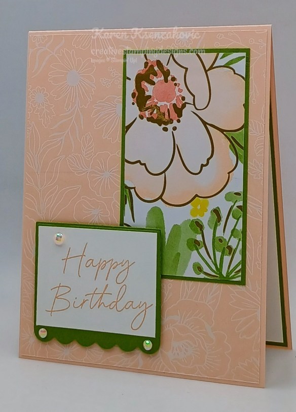 Stampin' Up! Scalloped Blooms Birthday 3 creativestampingdesigns.com