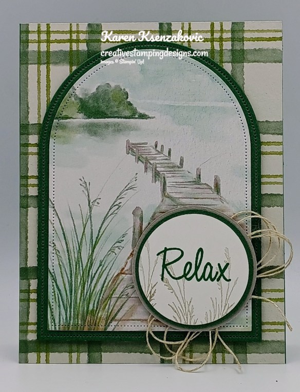 Stampin' Up! Relaxing Waterside CAS 2 creativestampingdesigns.com