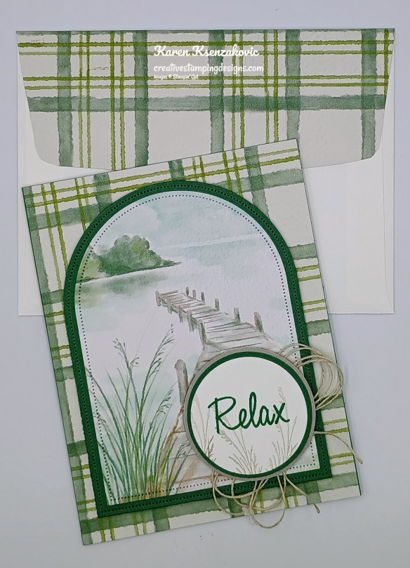 Stampin' Up! Relaxing Waterside CAS 7 creativestampingdesigns.com