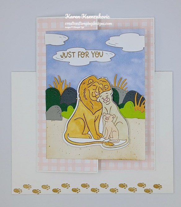 Stampin' Up! Safari Smiles Fun Fold 6 creativestampingdesigns.com